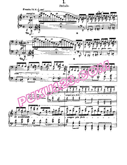 天天钢琴网-免费下载Liszt - Etudes d'execution transcendante No.1 (Prélude)