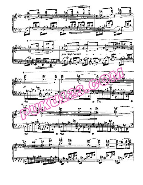 天天钢琴网-免费下载Liszt - Etudes d'execution transcendante No.10 (appassionata)
