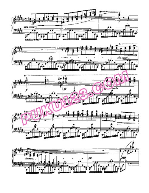 天天钢琴网-免费下载Liszt - Etudes d'execution transcendante No.11 (Harmonies de Soir )