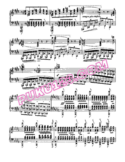 天天钢琴网-免费下载Liszt - Etudes d'execution transcendante No.11 (Harmonies de Soir )