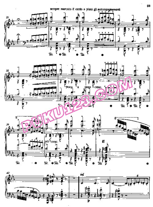 天天钢琴网-免费下载Liszt - Etudes d'execution transcendante No.7 (Eroica)