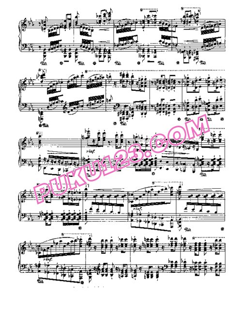 天天钢琴网-免费下载Liszt - Etudes d'execution transcendante No.8 (Wilde Jagd)