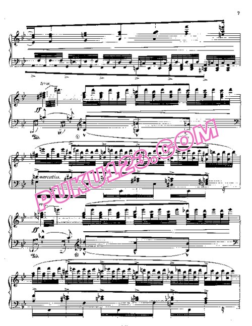 天天钢琴网-免费下载Liszt - Paganini Etudes No.1 in G minor