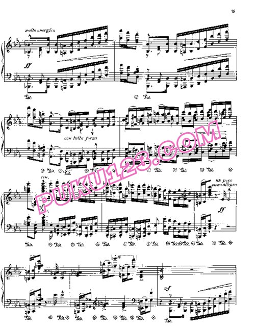 天天钢琴网-免费下载Liszt - Paganini Etudes No.2 in Eb