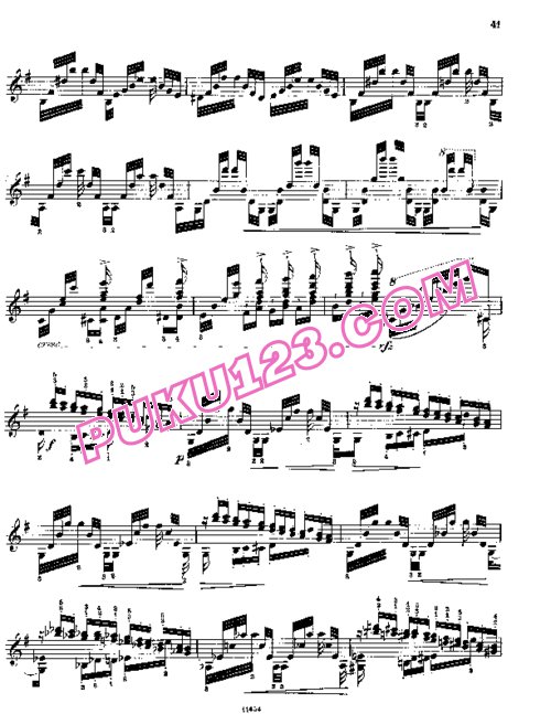 天天钢琴网-免费下载Liszt - Paganini Etudes No.4 in E