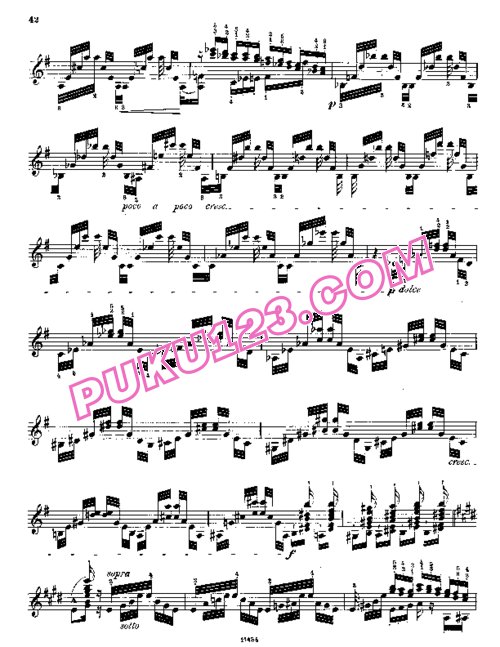 天天钢琴网-免费下载Liszt - Paganini Etudes No.4 in E