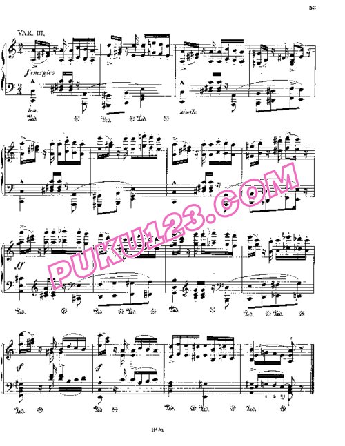 天天钢琴网-免费下载Liszt - Paganini Etudes No.6 in A minor