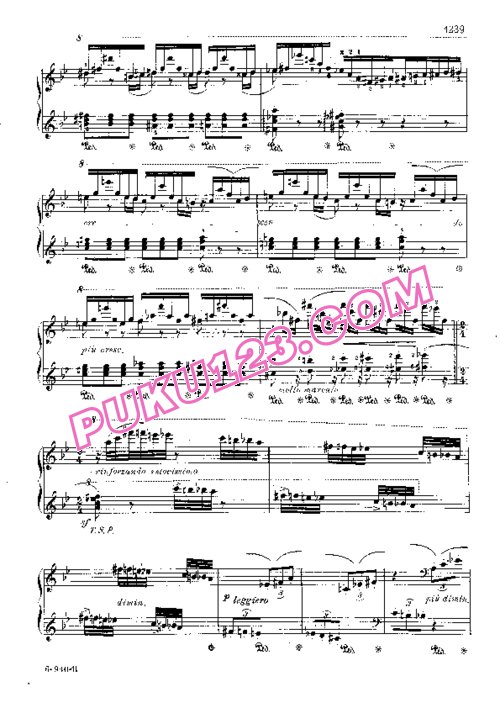天天钢琴网-免费下载Liszt - Gnomenreigen