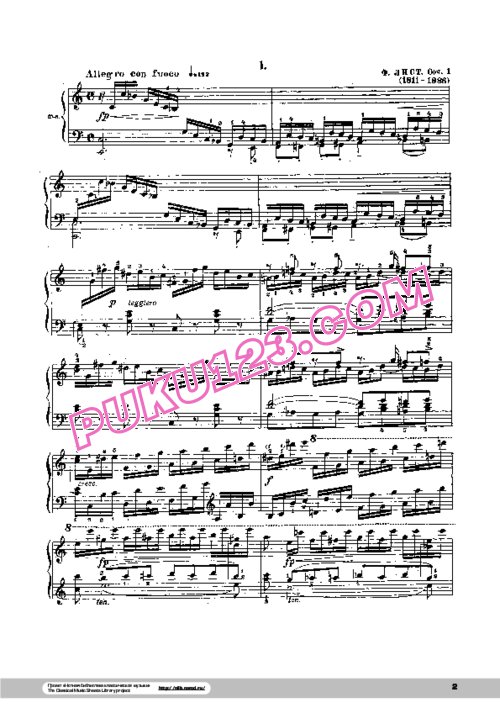 天天钢琴网-免费下载liszt-op1-01