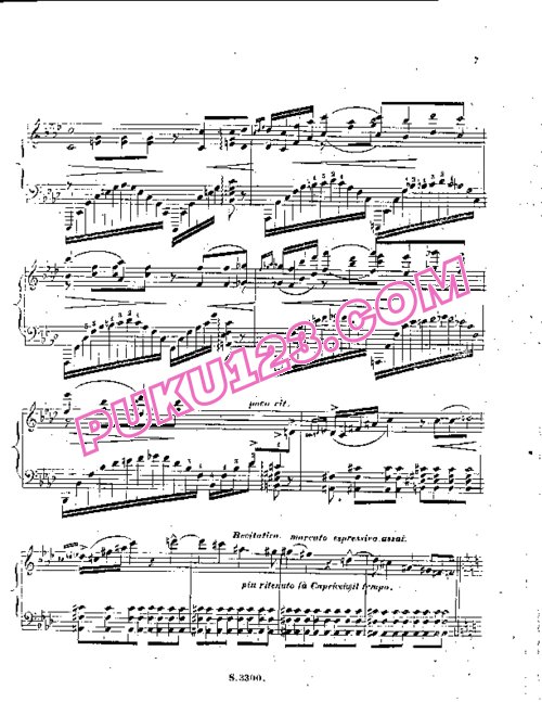 天天钢琴网-免费下载Liszt - Elegie sur des motifs du Prince Louis Ferdinand de Prusse S.168