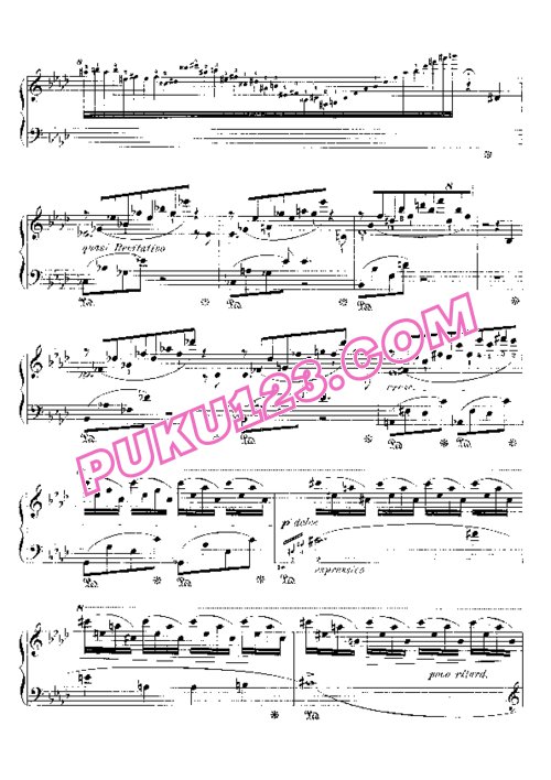 天天钢琴网-免费下载Liszt - Liebestraume Nocturno 1