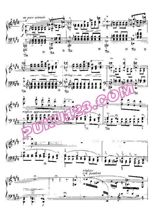 天天钢琴网-免费下载Liszt - Liebestraume Nocturno 2