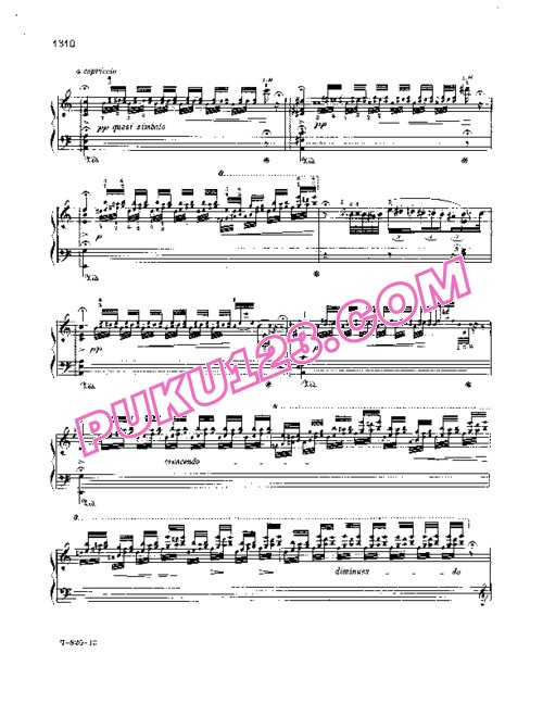 天天钢琴网-免费下载Liszt - Rhapsodies Hongroises No.10