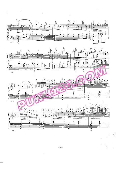 天天钢琴网-免费下载Liszt - Rhapsodies Hongroises No.19 horowitz