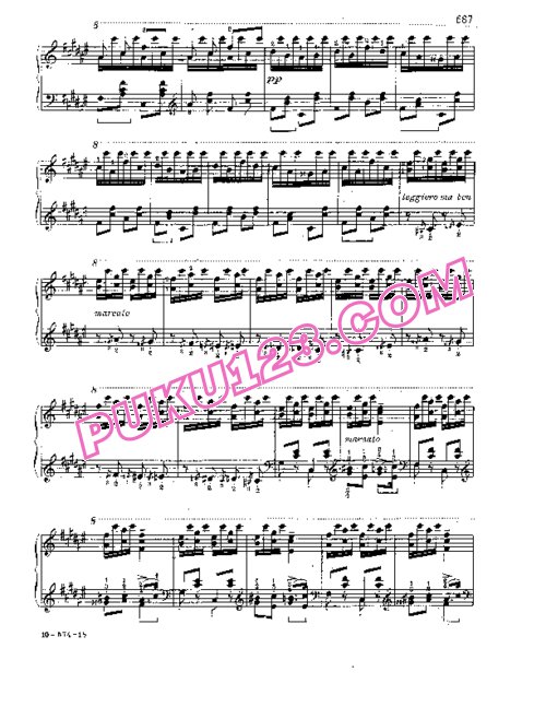 天天钢琴网-免费下载Liszt - Rhapsodies Hongroises No.2