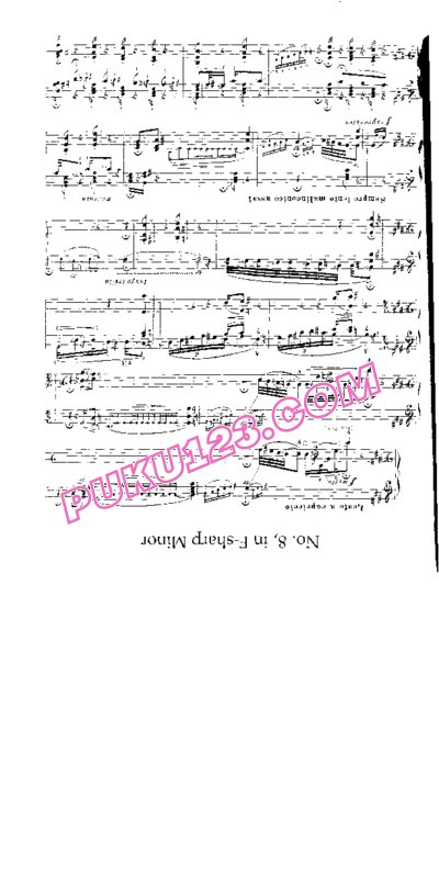 天天钢琴网-免费下载Liszt - Rhapsodies Hongroises No.8