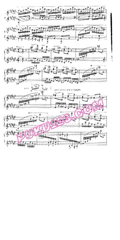 天天钢琴网-免费下载Liszt - Rhapsodies Hongroises No.8