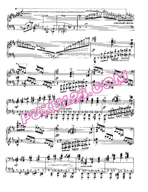 天天钢琴网-免费下载Liszt - Sonata in b Minor S.178