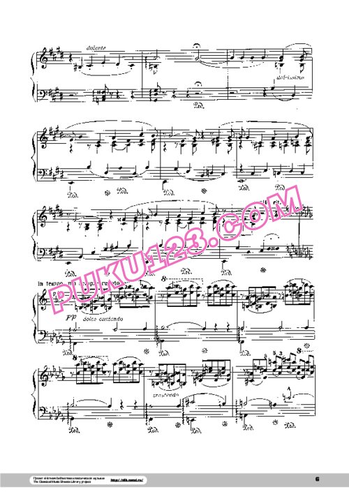天天钢琴网-免费下载Liszt - Three sonnets del Petrarca S.158