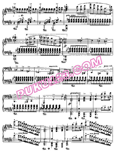 天天钢琴网-免费下载Liszt - Harmonies Poetiques et Religieuses No.1 (Invocation)