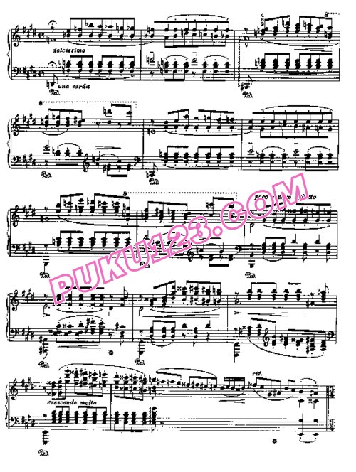 天天钢琴网-免费下载Liszt - Harmonies Poetiques et Religieuses No.10 (Hymn of Love)