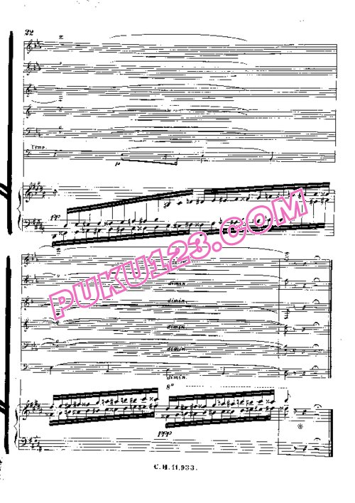 天天钢琴网-免费下载Liszt - Piano Concerto No.1 in E flat Major S.124 - Full score