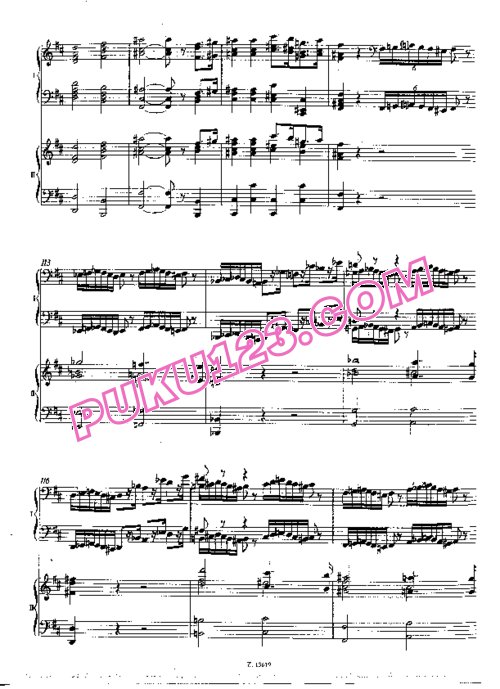 天天钢琴网-免费下载Liszt - Piano Concerto in E flat Major Op.posth 双钢琴版