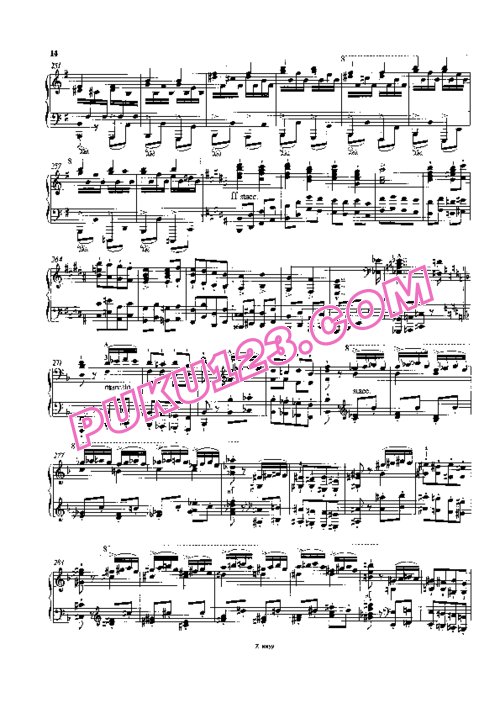 天天钢琴网-免费下载Liszt - Totentanz - Solo Piano S.525 独奏版