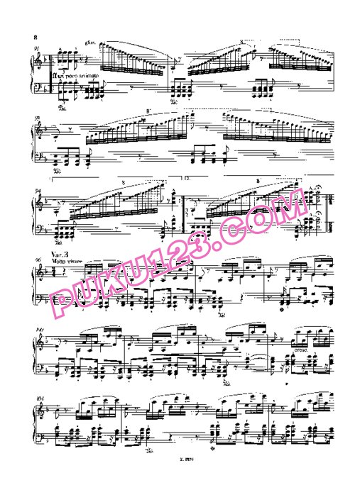 天天钢琴网-免费下载Liszt - Totentanz - Solo Piano S.525 独奏版