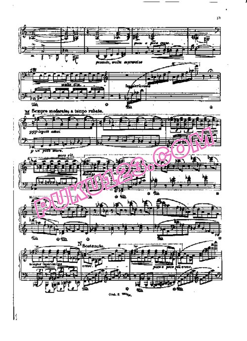 天天钢琴网-免费下载Liszt - Malediction S.121 - Solo Piano