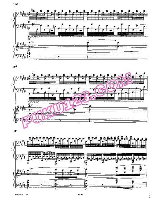 天天钢琴网-免费下载Liszt - Schubert - Wanderer Fantasy S.653 - 2 Pianos