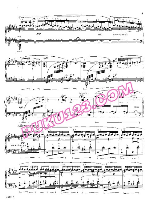 天天钢琴网-免费下载Liszt - The Nightingale
