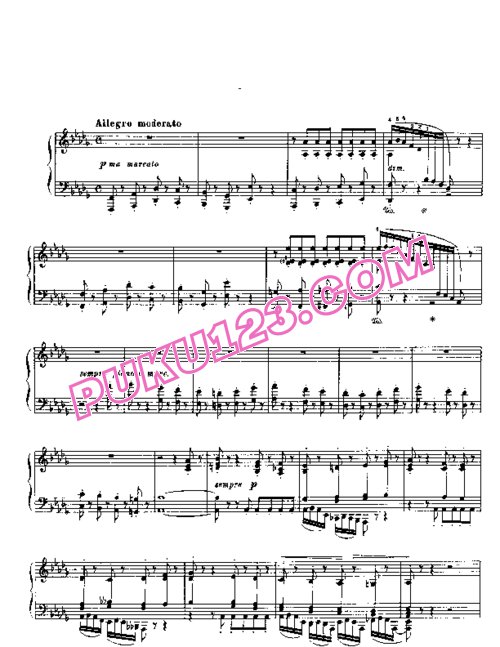 天天钢琴网-免费下载Liszt - Bellini - Grande fantaisie de concert sur la Sonambula 李斯特改编钢琴独奏版