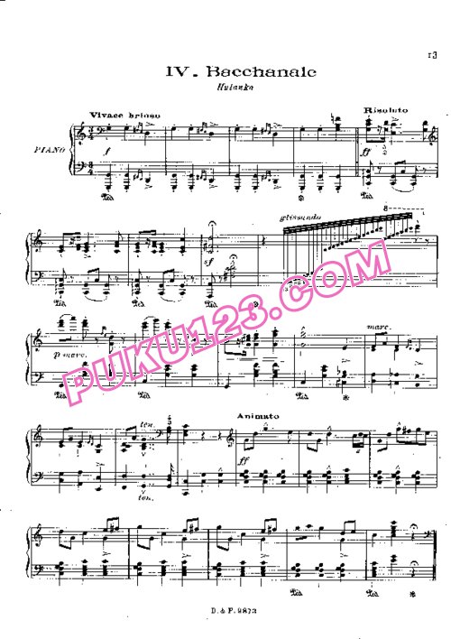天天钢琴网-免费下载Liszt - Chopin -  6 Chants Polonais S.480