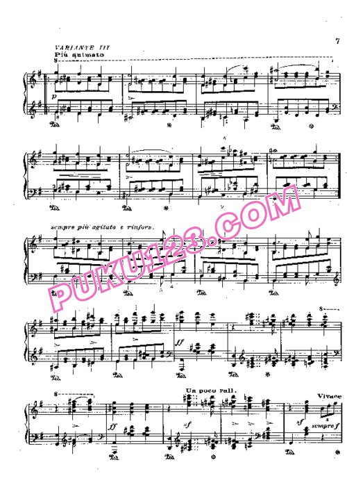 天天钢琴网-免费下载Liszt - Chopin -  6 Chants Polonais S.480