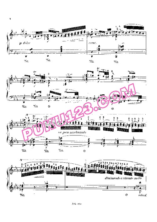 天天钢琴网-免费下载Liszt - Fantasy on Mosonyi s Hungarian Opera Beautiful Nelly S.417