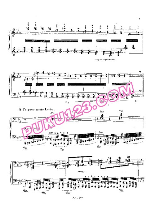 天天钢琴网-免费下载Liszt - Fantasy on Mosonyi s Hungarian Opera Beautiful Nelly S.417