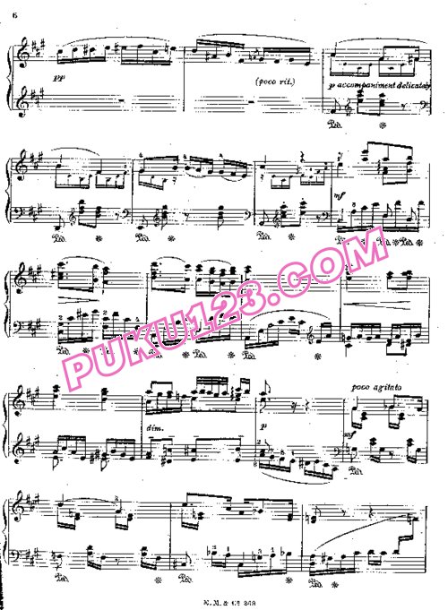 天天钢琴网-免费下载Liszt - Spohr - Die Rose aus Zemire und Azor S.571