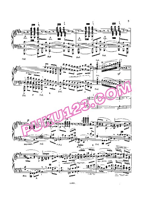 天天钢琴网-免费下载Liszt - Verdi - Coro di Festa e Marcia Funebre S.435 李斯特改编钢琴独奏版