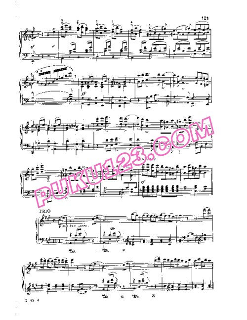 天天钢琴网-免费下载Liszt - Marche de Rakoczy 李斯特改编钢琴独奏版
