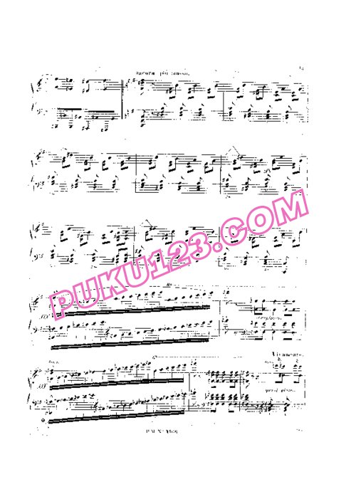 天天钢琴网-免费下载Liszt - Capriccio alla turca from Die Ruinen von Athen S.388