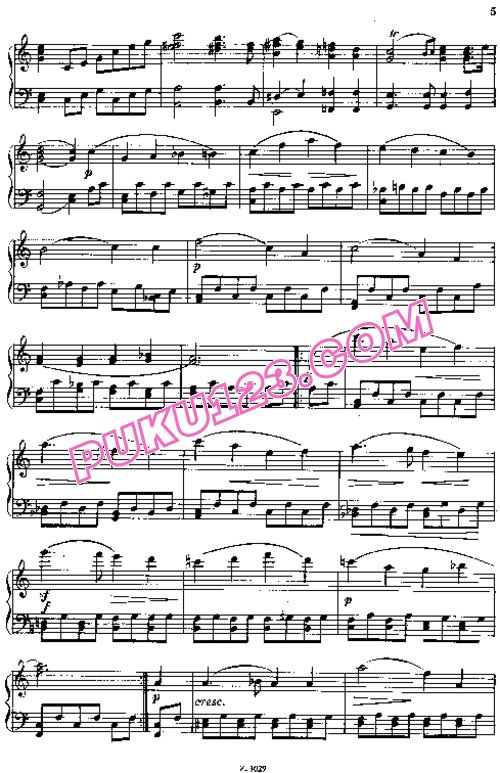 天天钢琴网-免费下载Mendelssohn - Wedding March Op.61-9 钢琴独奏版