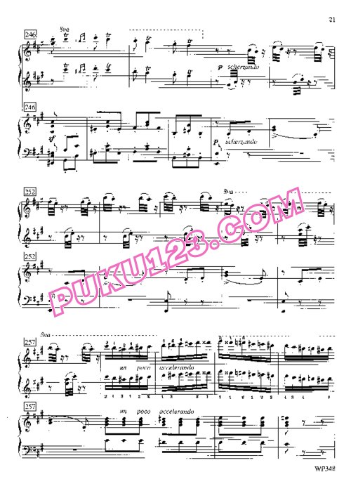 天天钢琴网-免费下载Liszt - Mephisto Waltz No.1 S.514 - 2 Pianos 《第一梅菲斯特圆舞曲》双钢琴版