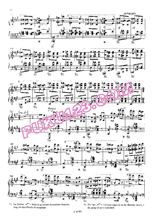 天天钢琴网-免费下载Liszt - Mephisto Waltz No.1-4