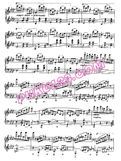 天天钢琴网-免费下载Liszt - Valse Impromptu S.213