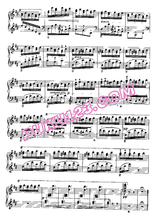 天天钢琴网-免费下载Liszt - Rhapsodie Espagnole S.254
