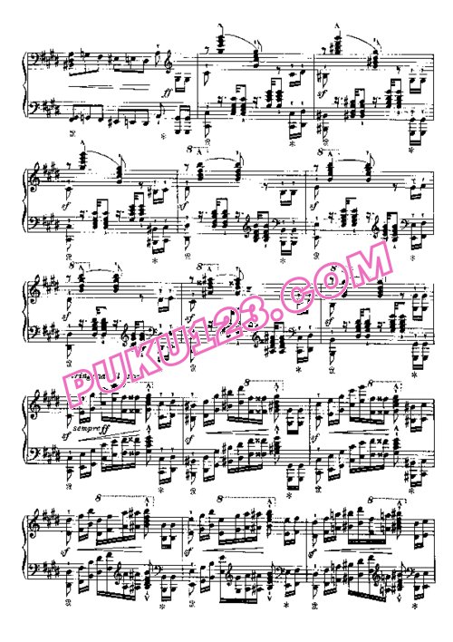 天天钢琴网-免费下载Liszt - Rhapsodie Espagnole S.254