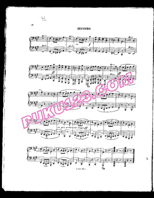 天天钢琴网-免费下载Liszt - Weihnachtsbaum S.613 - 4 Hands 四手联弹版 S.613