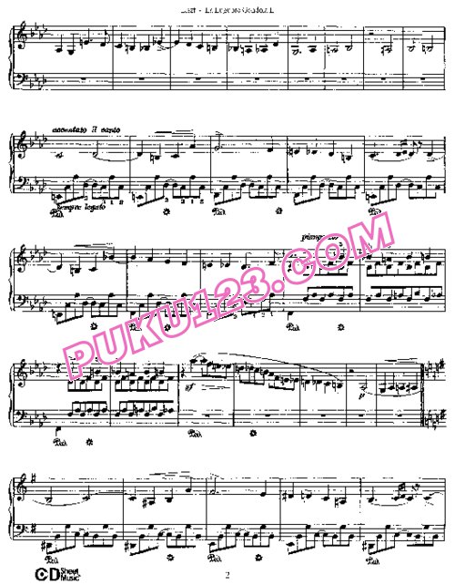 天天钢琴网-免费下载Liszt - La Lugubre Gondola S.200