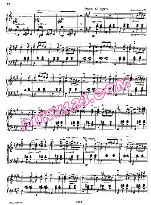 天天钢琴网-免费下载Liszt - Schubert Valses de Viennes - Valse Caprice No.6 (1ère édition)